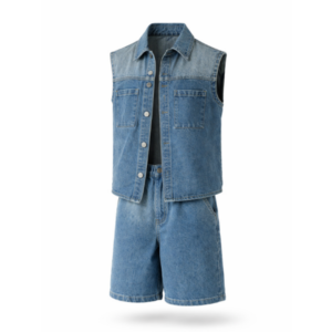 Premium Boys Sleeveless 2-Piece Outfit Set – Stylish Summer Wear for Kids (Comfort Fit)