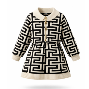 Luxury Versace-Inspired Girls' Two-Piece Outfit Set