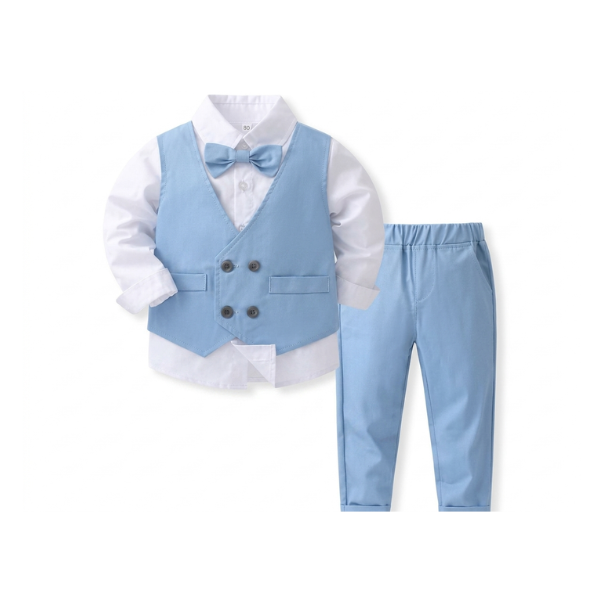 12 Boys' Executive Blue Corporate Outfit